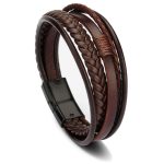 bracciali in cuoio uomo